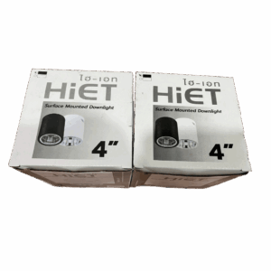 HiET ดาวน์ไลท์ติดลอย 4 นิ้ว สีดำ