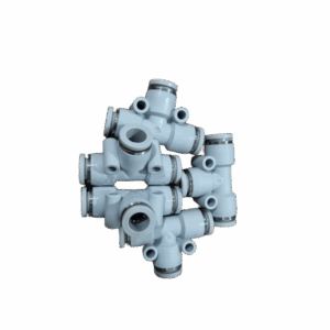 ข้อต่อสามทางสายลม 8 mm. (แบบตัว T)