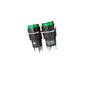 สวิตช์ปุ่มกดแบบมีไฟ รุ่น LAZ16-11 ขนาด 16 มม. กดติดปล่อยดับ (Momentary) (แพ็ค 2 ชิ้น)